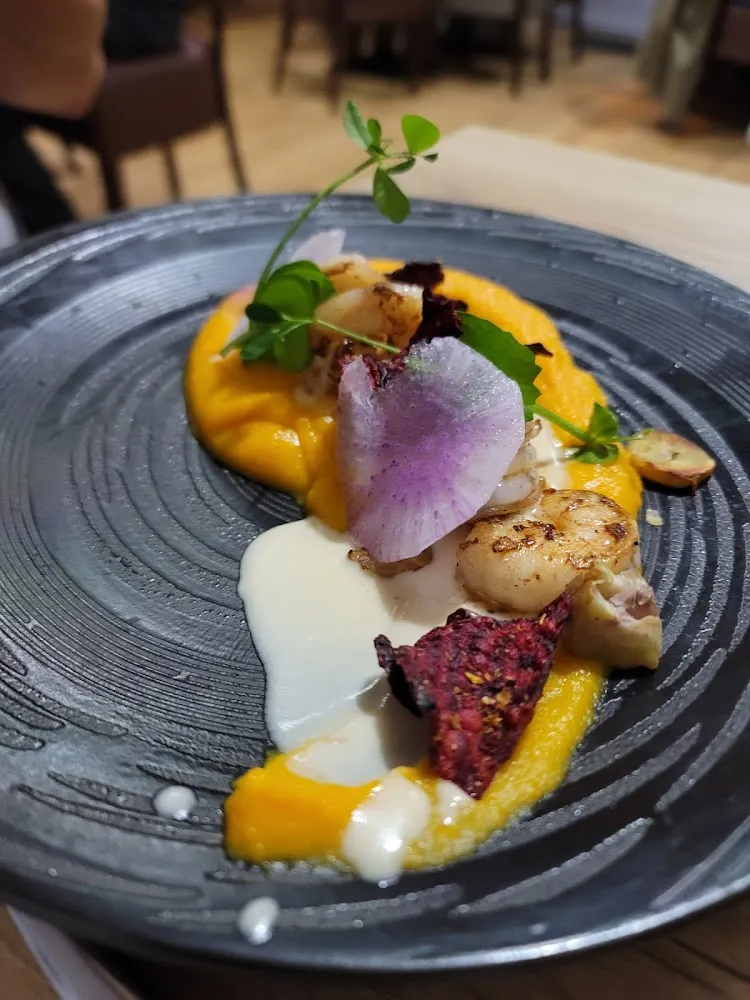 Gambas Et Purée de Butternut